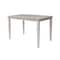 International Concepts Rectangle Solid Wood Top Table, Dining Height, Washed Gray Taupe, 30 W, 48 L, 30 in H, Wood K09-3048-30S - alternate 1